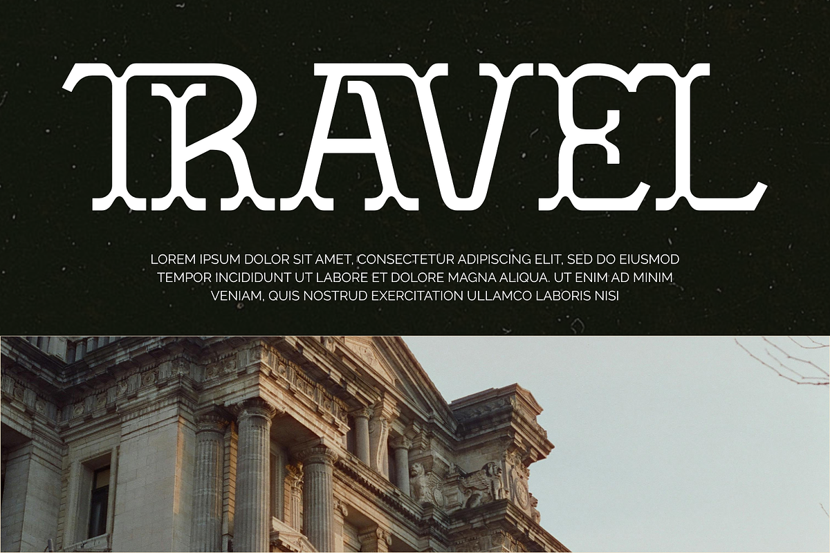 ACROSS OCEANS - DISPLAY SERIF FONT, a Serif Font by 177Studio (Photo 4 of 8)