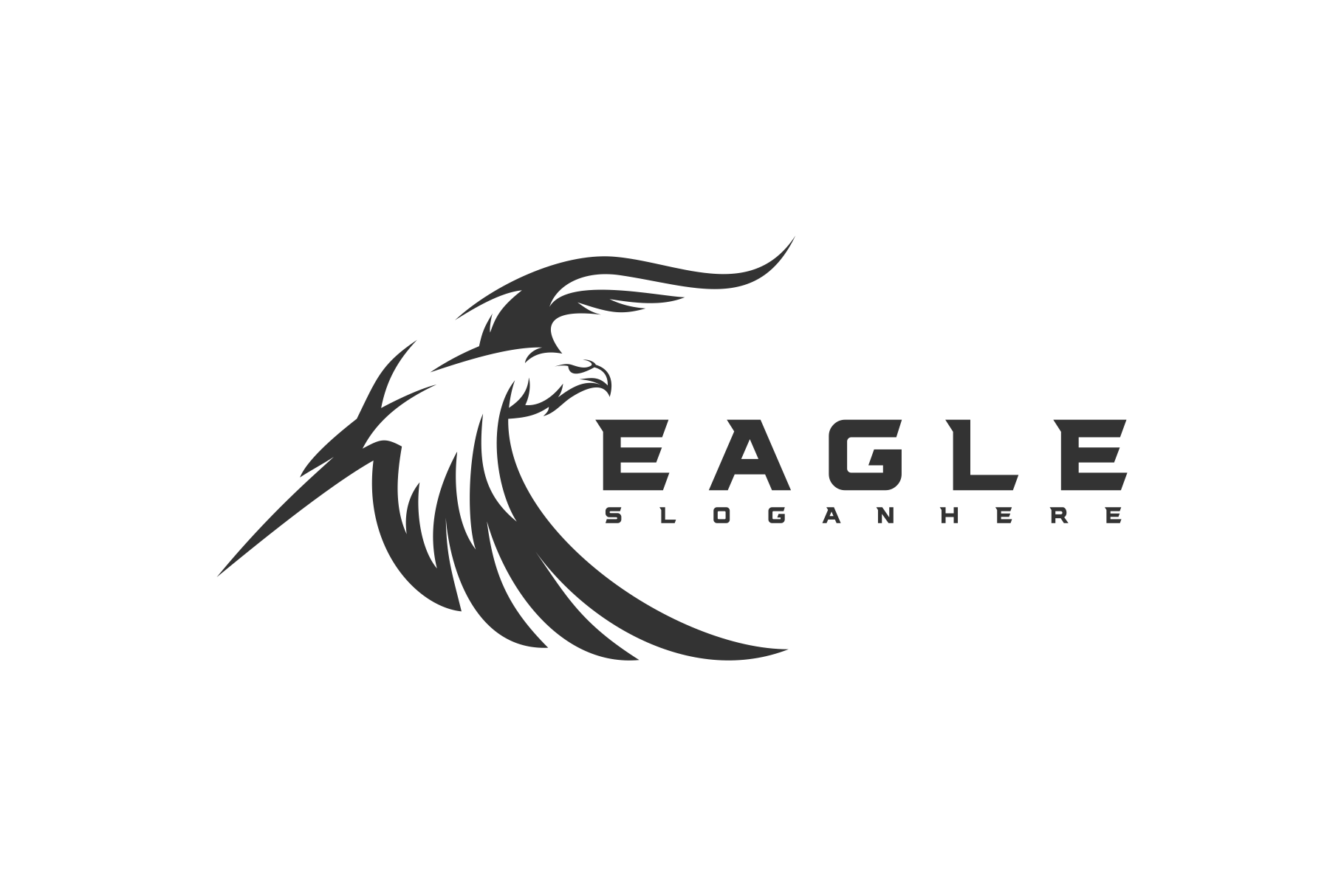 Eagle logo template, a Branding & Logo Template by TFamz