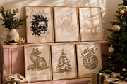 50 Dark Christmas Poster Templates, an Object Graphic by KetteCreate (Thumbnail 15 of 15)