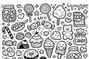 Hand drawn candy collection. Doodle, an Object Illustration by Voodz_shop (Thumbnail 3 of 3)