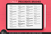 Procreate Stitched Brushes, a Brush Add-On by Studio Kitsch (Thumbnail 4 of 5)