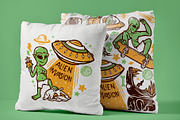Set of outer space elements, an Animal Illustration by gunaonedesign (Thumbnail 6 of 6)