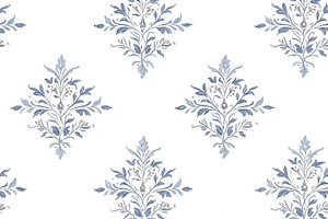 Seamless pattern repeating antique style botanical pattern featu, a Pattern Graphic by Studio ANNA