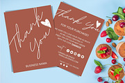 THANK YOU CARD FOR BUSINESS 2 SIDED, a Flyer Template by Oskar Wantopi (Thumbnail 6 of 7)