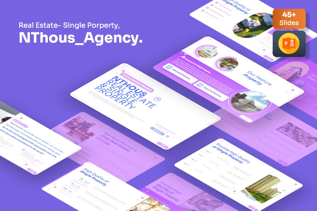 NThous - Real Estate Powerpoint, a Presentation Template by Dhabee (Photo 1 of 7)