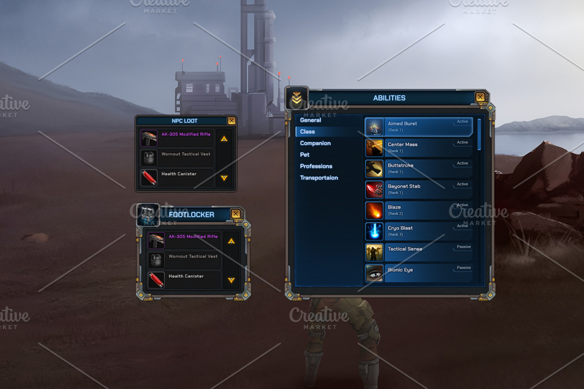 Starfall - RPG User Interface, a Graphic by Kodiak Graphics (Photo 4 of 14)