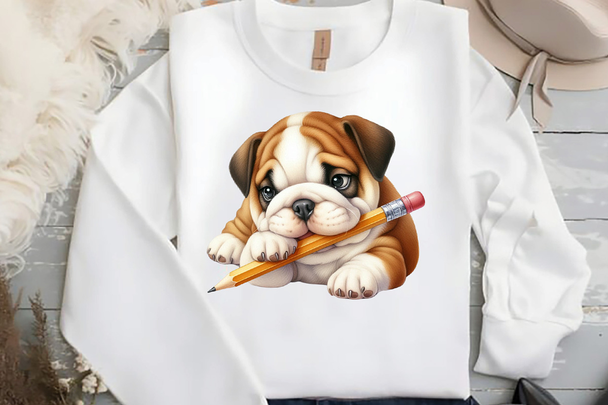 Back to School Dogs Clipart, an Animal Illustration by DreamCafeArt (Photo 5 of 5)