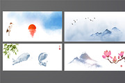 Sumi-e zen landscapes, an Illustration by Elina_Li (Thumbnail 3 of 7)