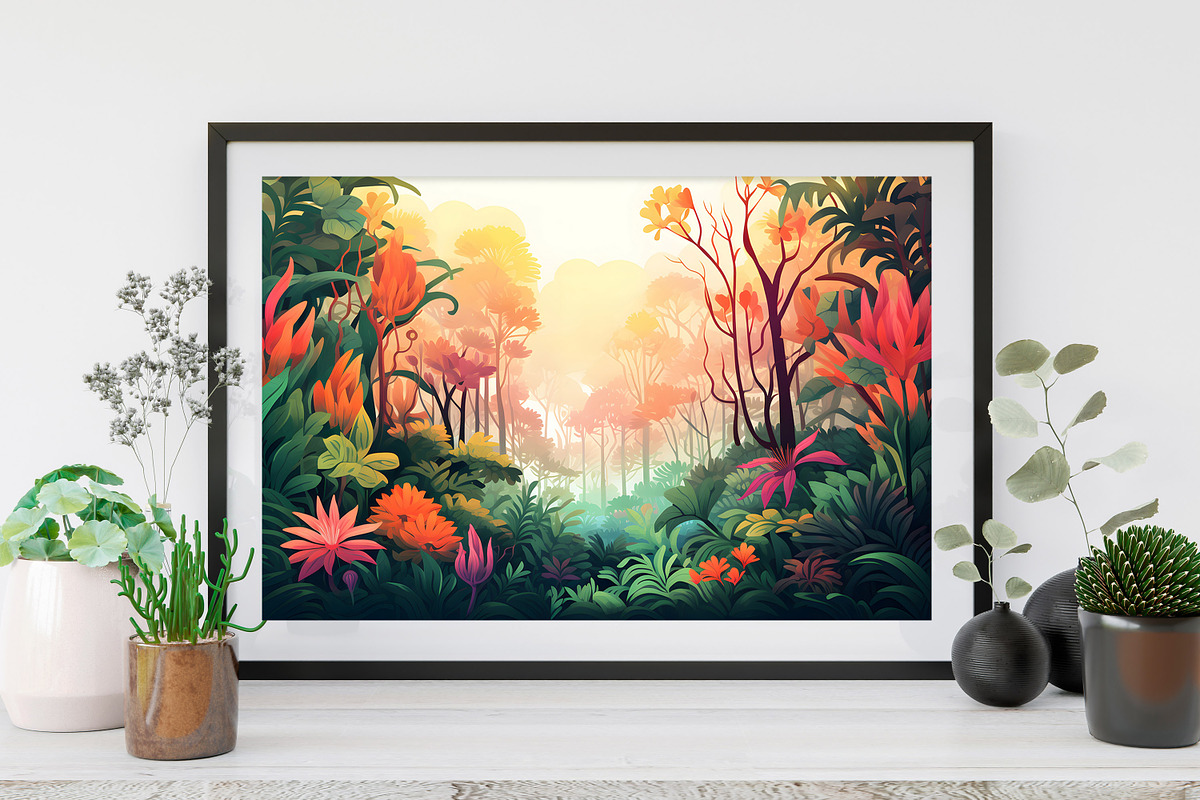 Forest Wallpaper, a Wallpaper Graphic by Forhadx5 (Photo 4 of 12)