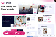 Fertilia - IVF & Fertility Clinic Fi, an UI Kit Template by ArtGalaxy (Thumbnail 1 of 4)
