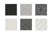 Artistic Seamless Patterns Set, a Pattern Graphic by Curly_Pat (Thumbnail 3 of 6)
