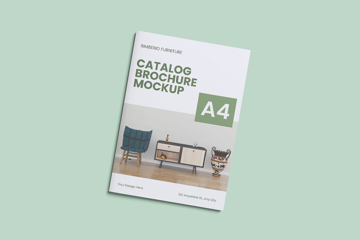 A4 Catalog Mockup, an Advertising Mockup by xavier_studio (Photo 1 of 5)