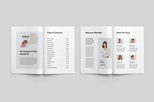 Employee Handbook Word & Indesign