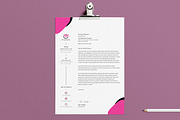 Letterhead Template, a Stationery Template by ResumeDevisers (Thumbnail 4 of 6)