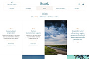 Balial PSD portfolio theme, a Websites & App Template by equoru (Thumbnail 5 of 5)