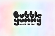 Bubble Yummy - Cute Retro Font, a Handwritten Font by Letterayu Studio (Thumbnail 1 of 6)