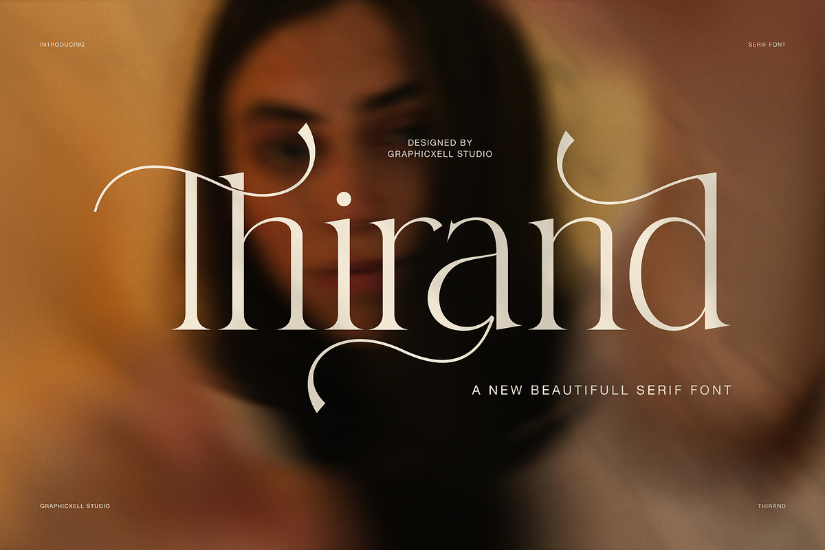 Thirand Elegant Serif Font, a Serif Font by Graphicxell (Photo 1 of 16)