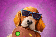 Most Popular Dog Breeds Pet Portrait, an Animal Illustration by Dneprstock (Thumbnail 1 of 23)