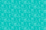 Christmas seamless pattern. Vector., a Pattern Graphic by AnastasiaFlowStudio (Thumbnail 1 of 2)