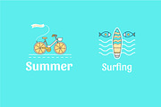 Summer collection-elements, icons, a Food Illustration by Dasha Efremova (Thumbnail 8 of 8)
