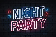 Neonism – Futuristic Neon Typeface, a Font by Flawless And Co (Thumbnail 2 of 10)