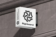 Signboard Square Mock-up, an Advertising Mockup by zippypixelstudio (Thumbnail 11 of 15)