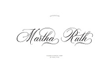 Martha Ruth Script