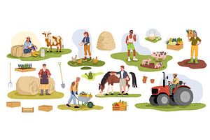 Farmer and gardener peoples, a Person Illustration by Buch&Bee