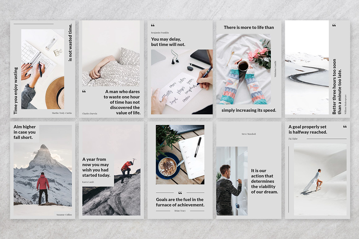 40 Pinterest Quotes, a Social Media Template by Web Donut (Photo 7 of 8)