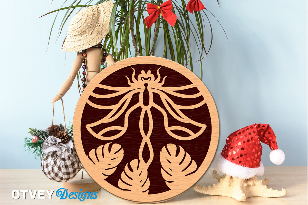 Dragon Fly Ornament wall Decor, an Object Graphic by OTVEY DESIGN (Photo 4 of 13)
