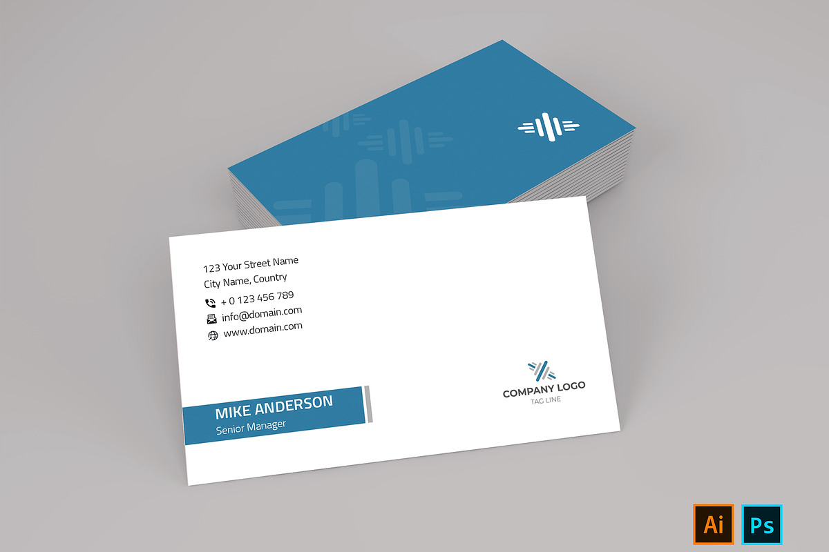 Minimal Business Card, a Business Card Template by designSultan (Photo 5 of 5)