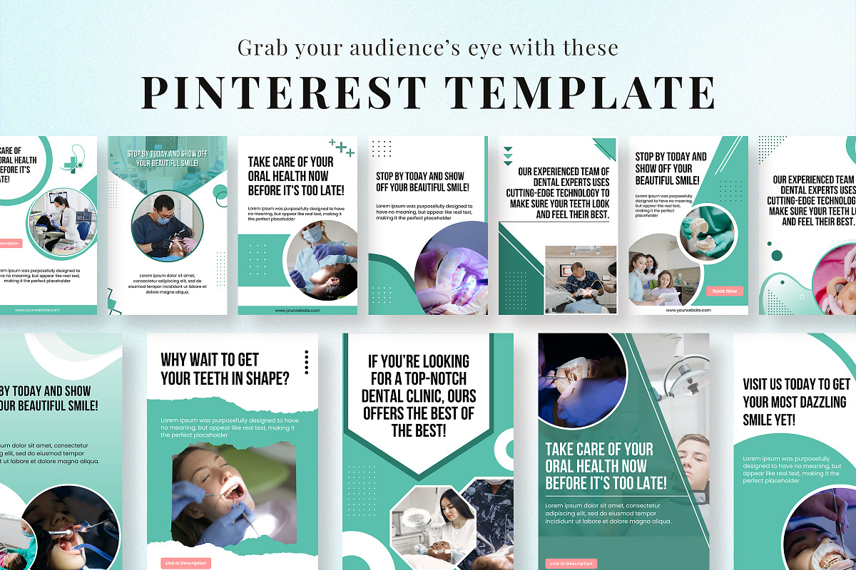 Dental Social Media Template Bundle, a Presentation Template by Snapybiz (Photo 6 of 9)