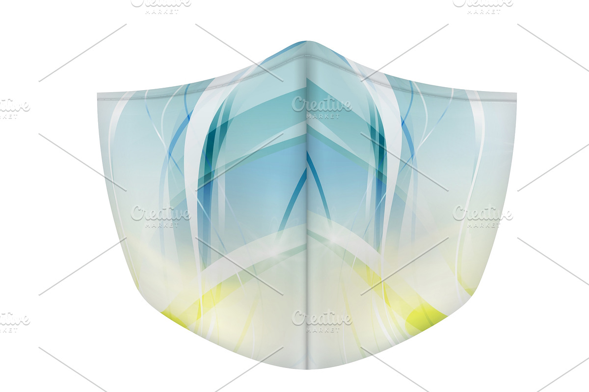 Protective Face Mask Mockup, a Mask Mockup by Kseniia_designer's shop (Photo 4 of 8)
