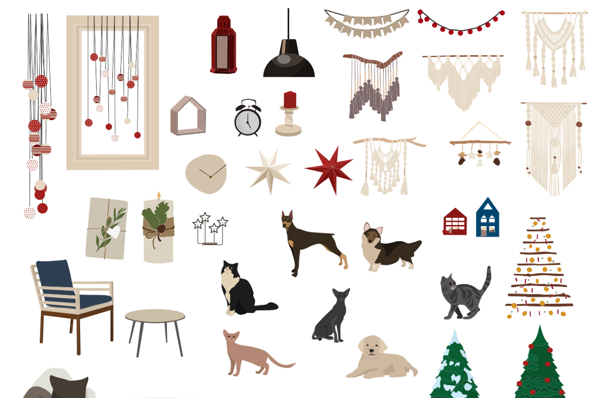Christmas collection, a Decorative Illustration by Yana_mide (Photo 6 of 10)