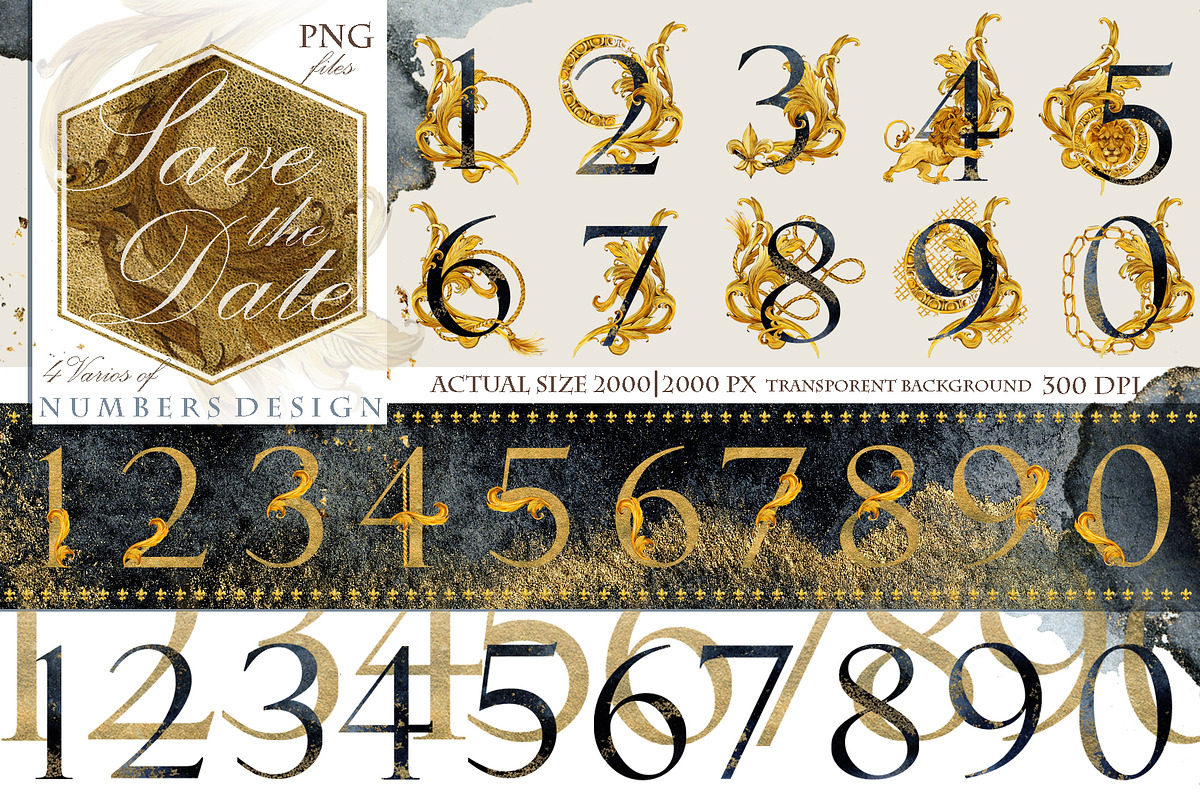 Golden Lions: Luxury Watercolor Kit, a Decorative Illustration by FineArt (Photo 7 of 14)