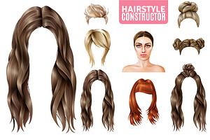 Female Hairstyle Set