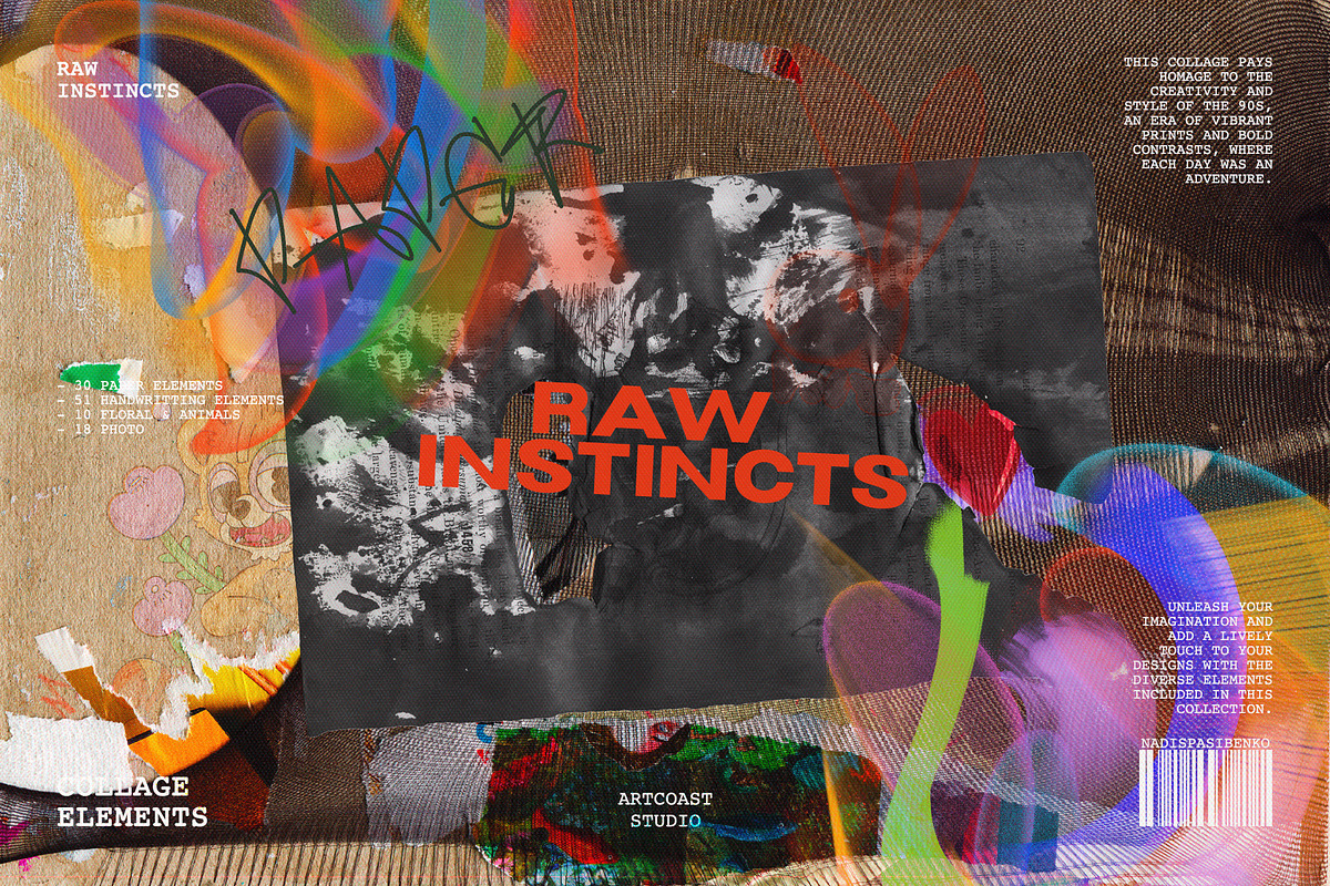 Raw Instincts Collage, an Object Graphic by nadispasibenko (Photo 7 of 12)