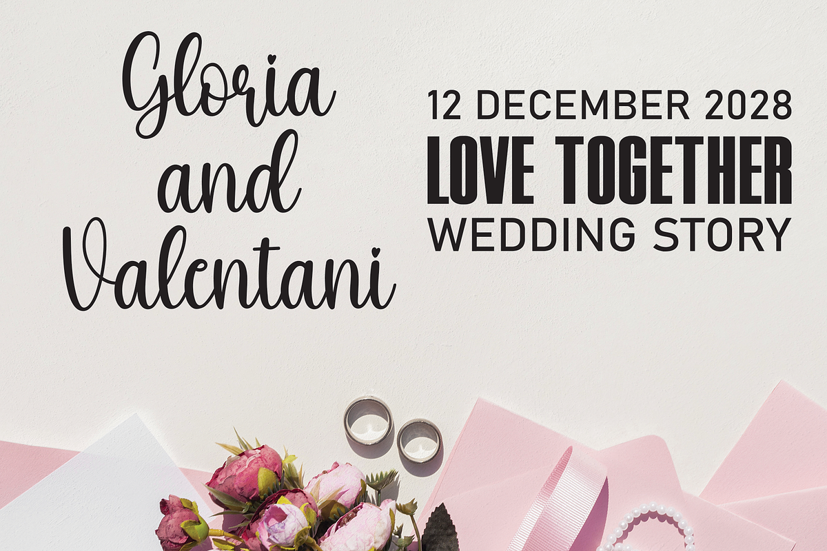 Valentine | Script Font, a Script Font by Scratchones (Photo 3 of 6)
