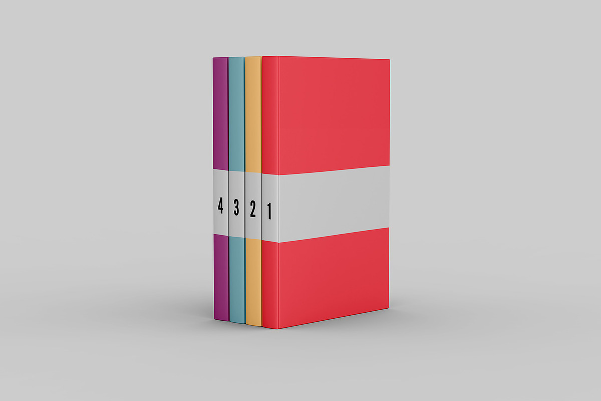 Books Set Mockup - 10 views, a Books & Magazine Mockup by Illusiongraphic (Photo 5 of 21)