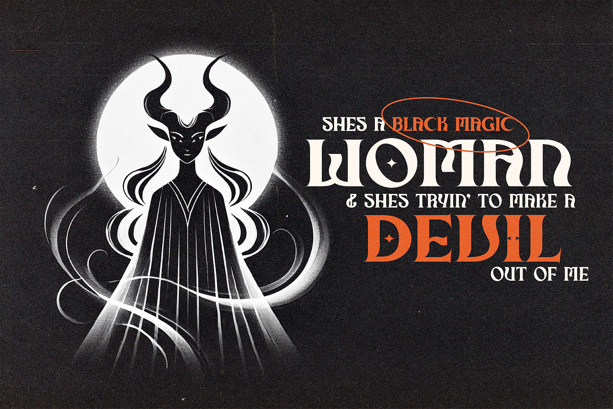 Black Magic - Occult Serif Typeface, a Serif Font by Dynamo Ultima (Photo 3 of 12)
