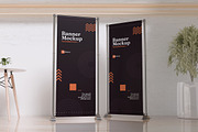 Banner Mockup Bundle Set, an Advertising Mockup by Rielismee (Thumbnail 5 of 5)