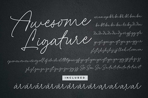 Modisdframe - Monoline Handwritten