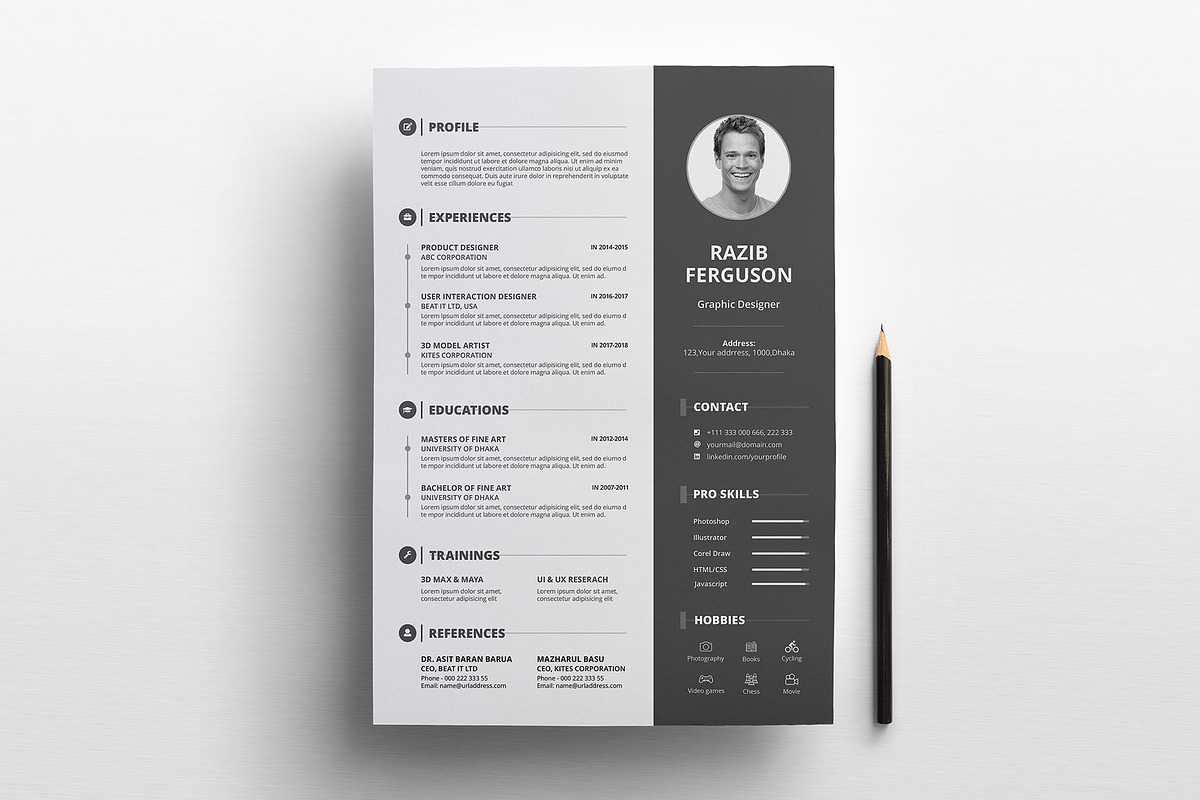 The Resume, a Resume Template by Rongmistiry (Photo 4 of 5)