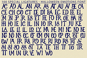 Halloween Emotions Font, a Serif Font by 177Studio (Thumbnail 8 of 8)