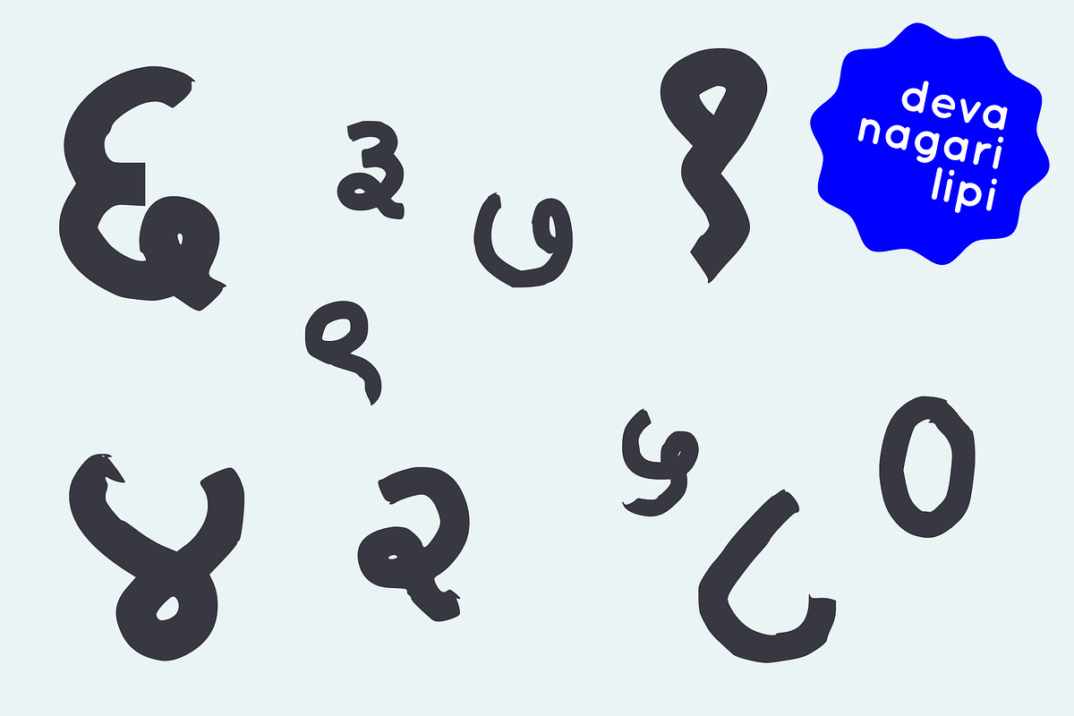 Devanagari brush font - Hindi font, a Handwritten Font by Fonts by Srishti (Photo 9 of 10)