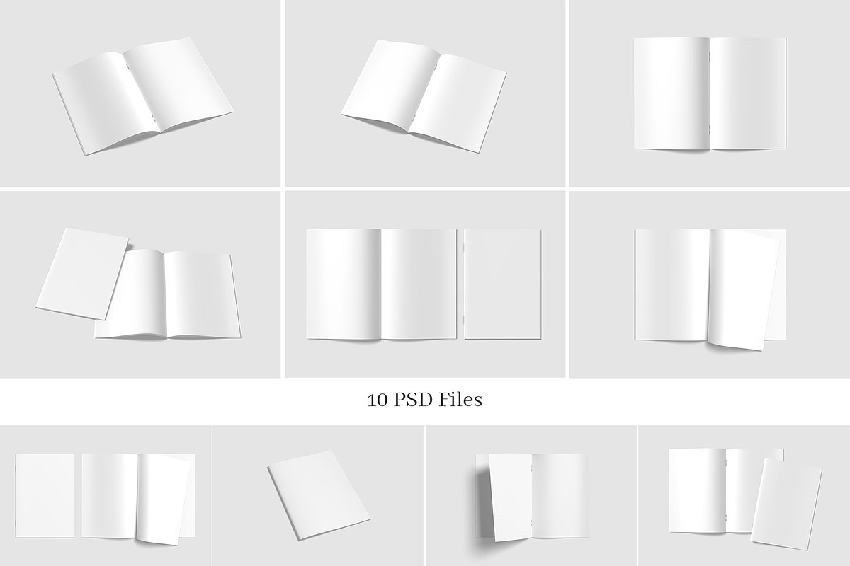 A4 Brochure / Catalog Mockup, a Books & Magazine Mockup by Hokagata (Photo 14 of 14)