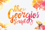 The Georgios, a Script Font by HRDR (Thumbnail 1 of 5)