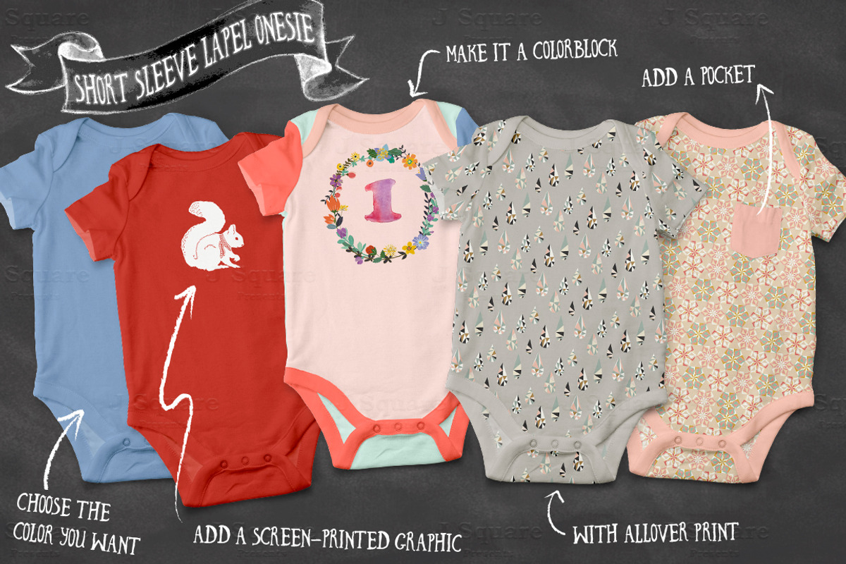 Baby Bodysuit Mock Up Tester, an Apparel Mockup by JSquarePresents (Photo 2 of 5)