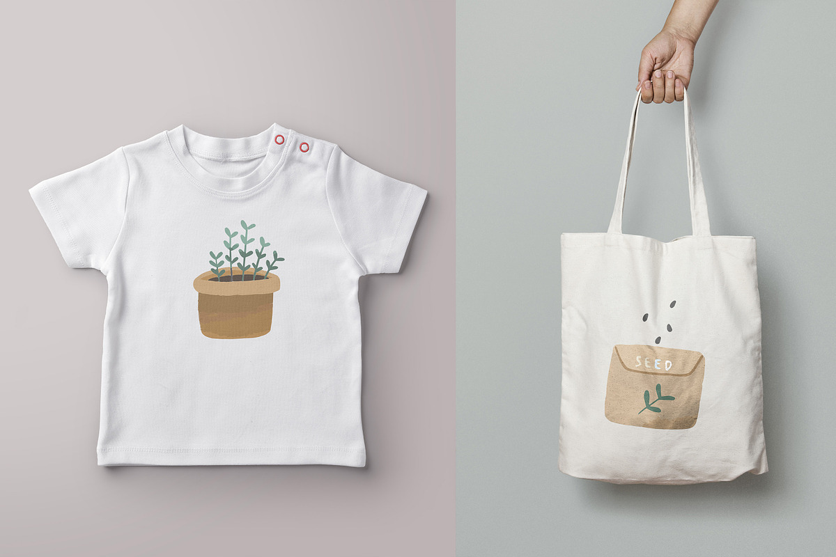 Gardening elements bundle, an Object Illustration by RizkaNurfazrina (Photo 3 of 7)
