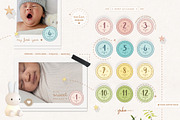Monthly Baby Stickers, an Object Graphic by Yuka Baby (Thumbnail 3 of 4)